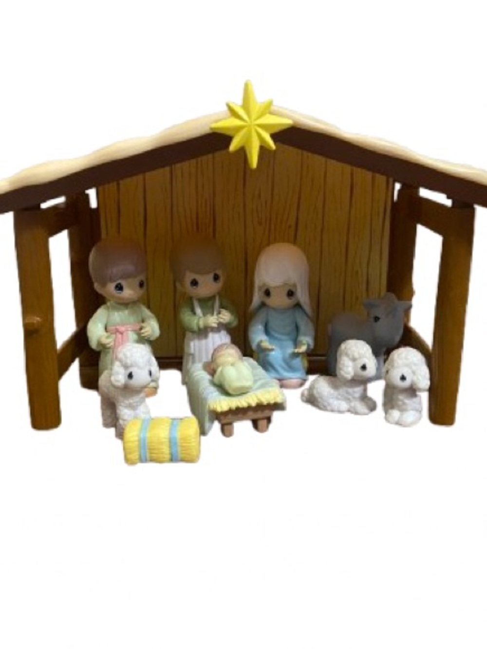 Vintage Precious Moments Nativity Playset by Avon 2002 F611221 RARE Original Box